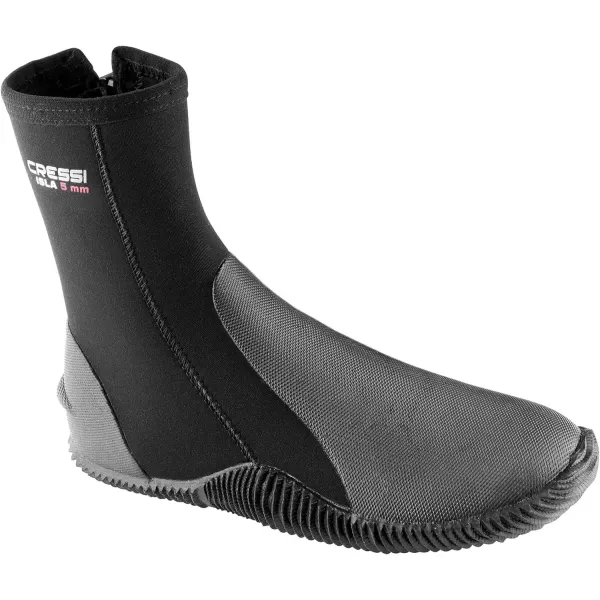 Cressi Adult Unisex Crew Water Boots for Scuba Diving, Surfing, Canyoning, 7 mm Neoprene Thickness - Isla: Designed in Italy