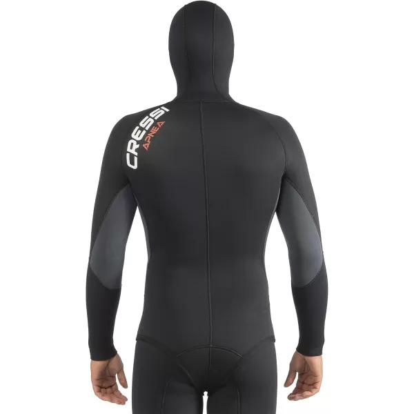 Cressi Apnea 2-pcs Freediving Spearfishing Wetsuit, Jacket &amp; Pants, Loading Chest Pad, Knee Protection, Anatomical Design - Apnea: Designed in Italy