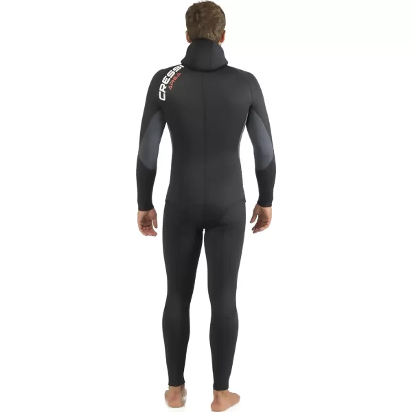 Cressi Apnea 2-pcs Freediving Spearfishing Wetsuit, Jacket &amp; Pants, Loading Chest Pad, Knee Protection, Anatomical Design - Apnea: Designed in Italy