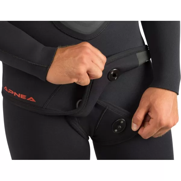 Cressi Apnea 2-pcs Freediving Spearfishing Wetsuit, Jacket &amp; Pants, Loading Chest Pad, Knee Protection, Anatomical Design - Apnea: Designed in Italy