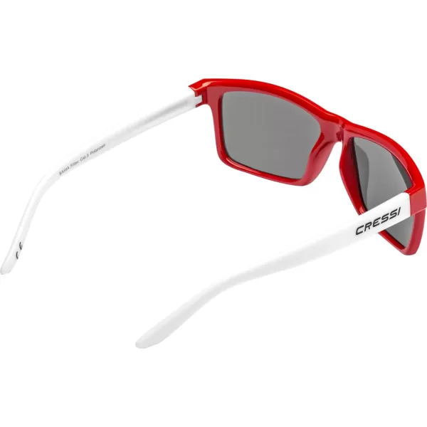 Cressi Bahia Adult Sport Sunglasses, Polarized Lenses, Protective Case - Best for Boating, Sailing, Fishing, and Running