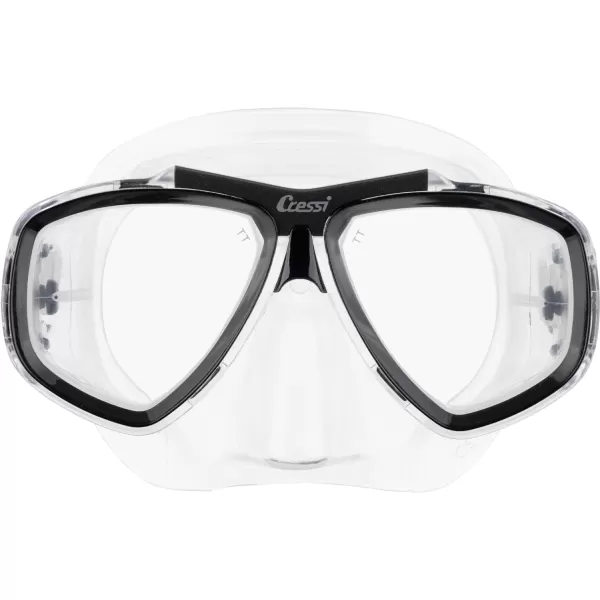 Cressi First Dive Mask with Inclined Lenses for Scuba Diving : Focus: Made in Italy