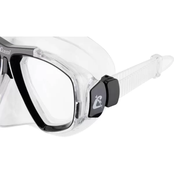 Cressi First Dive Mask with Inclined Lenses for Scuba Diving : Focus: Made in Italy