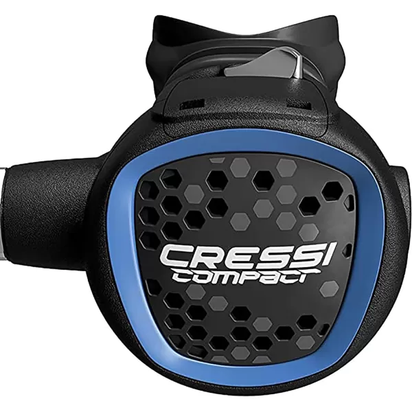 Cressi Ideal Scuba Diving Regulator for Beginners and Travelers - Hyperbalanced Diaphram 1st Stage, Compact 2nd Stage - MC9/Compact: Made in Italy