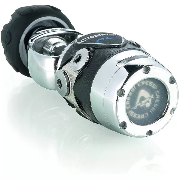 Cressi Ideal Scuba Diving Regulator for Beginners and Travelers - Hyperbalanced Diaphram 1st Stage, Compact 2nd Stage - MC9/Compact: Made in Italy