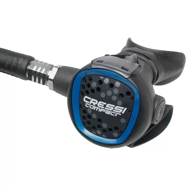 Cressi Ideal Scuba Diving Regulator for Beginners and Travelers - Hyperbalanced Diaphram 1st Stage, Compact 2nd Stage - MC9/Compact: Made in Italy