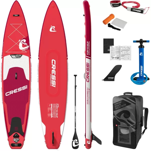 Cressi Inflatable Stand Up Paddle Board Set - Pump, Paddle, Backpack, included - Double Wall Construction - Different Sizes - Up to 264 lb Load - Element: Designed in Italy by Cressi