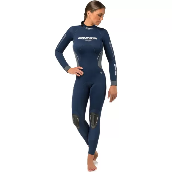 Cressi Ladies' Full Wetsuit Back-Zip for Scuba Diving &amp; Water Activities - Fast 3mm: Designed in Italy