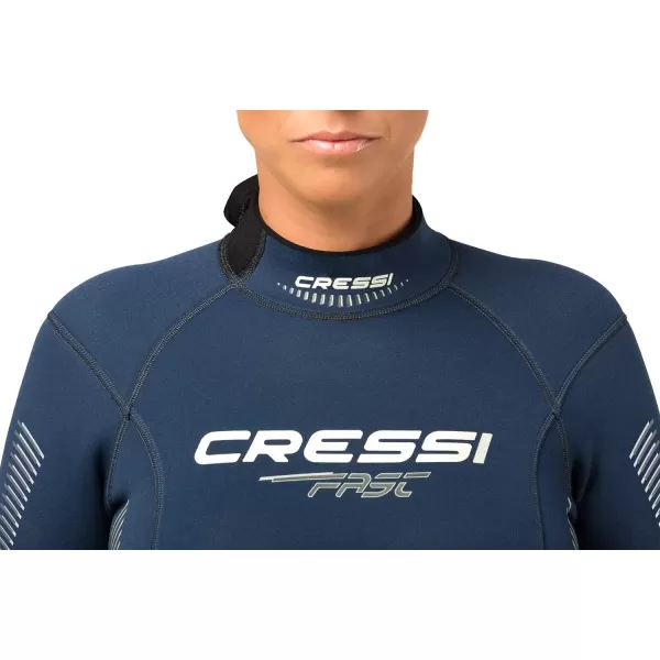 Cressi Ladies' Full Wetsuit Back-Zip for Scuba Diving &amp; Water Activities - Fast 3mm: Designed in Italy