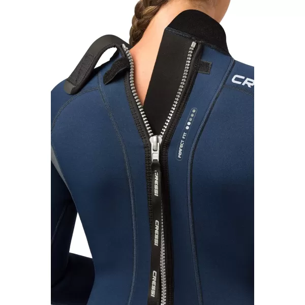 Cressi Ladies' Full Wetsuit Back-Zip for Scuba Diving &amp; Water Activities - Fast 3mm: Designed in Italy