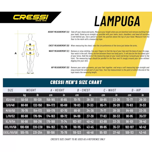 Cressi Lampuga 2-pcs Camouflage Patterned Freediving Wetsuit, Jacket &amp; Pants, Loading Chest Pad, Knee Protection, Anatomical Design - Lampuga: Designed in Italy