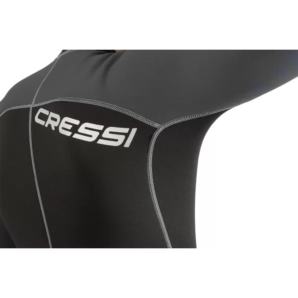 Cressi Men's Full Front Zip Wetsuit for Swimming, Snorkeling, Scuba Diving - Lido Long: Designed in Italy