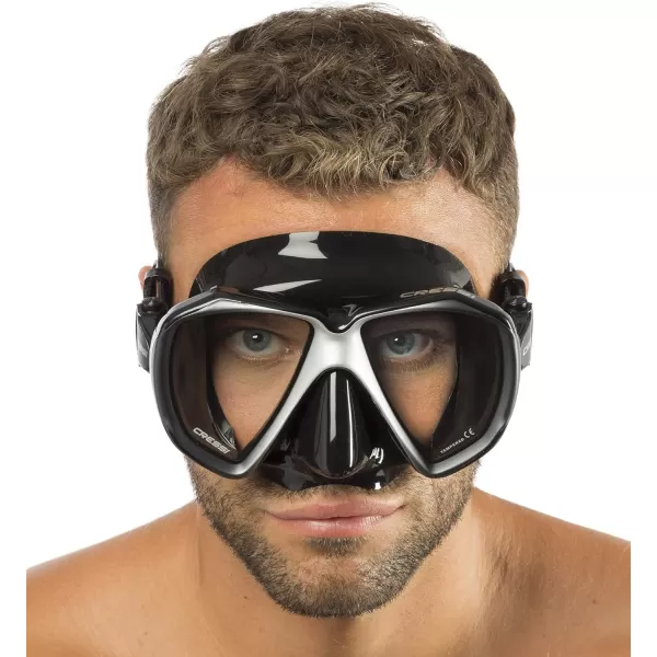 Cressi Perfect View Scuba Diving, Snorkeling Mask in Pure Comfortable Silicone - Available with Different Panoramic Lenses - Liberty: designed in Italy