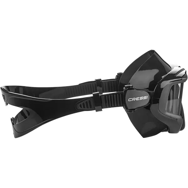 Cressi Perfect View Scuba Diving, Snorkeling Mask in Pure Comfortable Silicone - Available with Different Panoramic Lenses - Liberty: designed in Italy