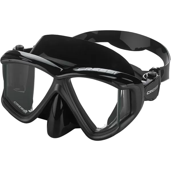 Cressi Perfect View Scuba Diving, Snorkeling Mask in Pure Comfortable Silicone - Available with Different Panoramic Lenses - Liberty: designed in Italy