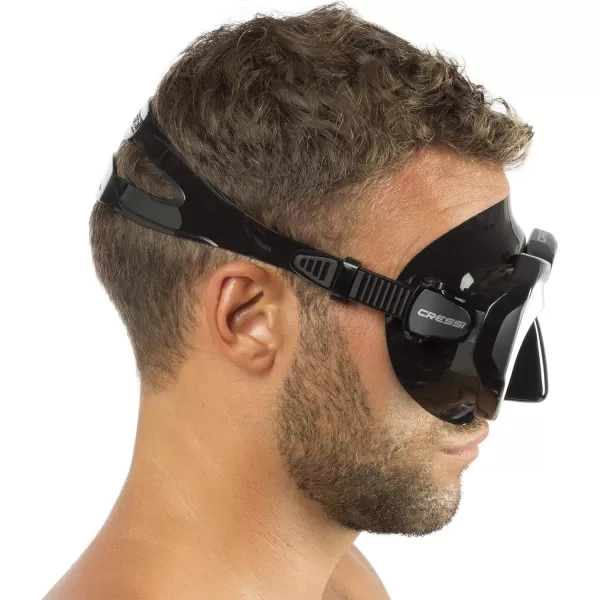 Cressi Perfect View Scuba Diving, Snorkeling Mask in Pure Comfortable Silicone - Available with Different Panoramic Lenses - Liberty: designed in Italy