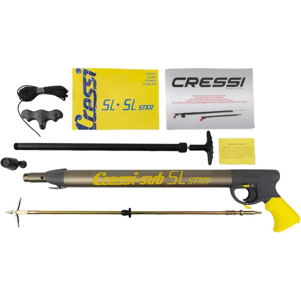 Cressi Reliable and Precise Pneumatic Spearfishing Speargun | SL Star: made in Italy