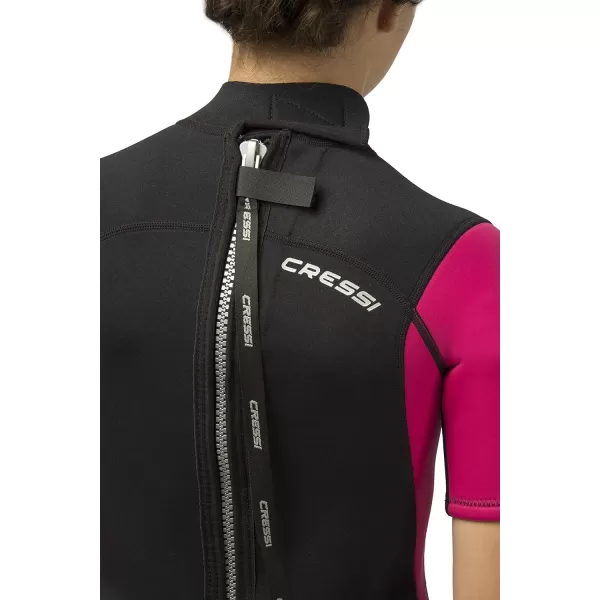 Cressi Shorty Junior Wetsuit for Snorkeling, Surfing, Paddleboarding - for Kids age 2 to 13 Years Old | Made of Double-Lined 3mm Neoprene, Ideal for Medium Cold Water | Med X Junior: designed in Italy