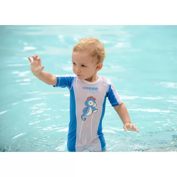 Cressi Toddlers and Babies Sun Protection Full Rash Guard for Swimming and Water Activities