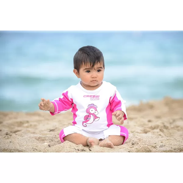 Cressi Toddlers and Babies Sun Protection Full Rash Guard for Swimming and Water Activities