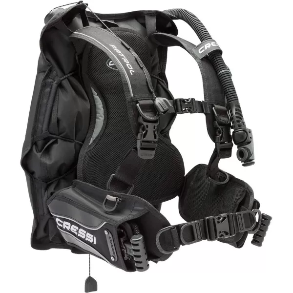 Cressi Travel-Friendly Light Back Inflation BCD for Scuba Diving | Patrol: Designed in Italy
