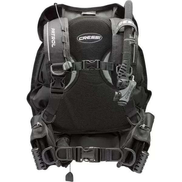 Cressi Travel-Friendly Light Back Inflation BCD for Scuba Diving | Patrol: Designed in Italy