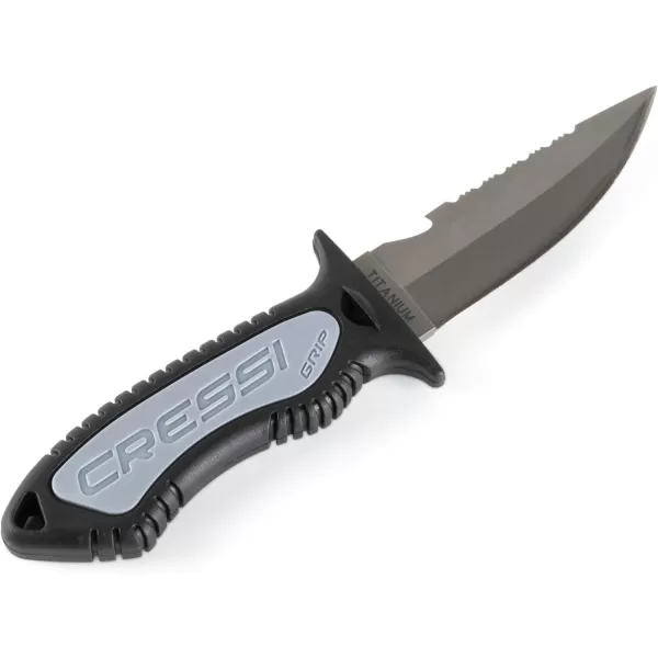 Cressi Versatile Diving Knife for Scuba, Snorkeling, Spearfishing | The Grip