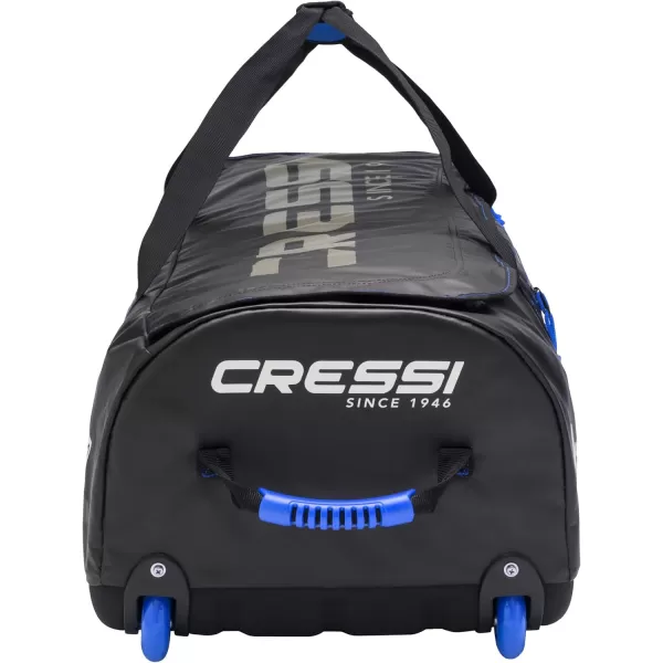 High-Capacity Wheeled Bag - Water Resistant - 120 Liters Capacity - Ideal for Scuba Diving and Water Sports Equipment - Tuna: Designed in Italy