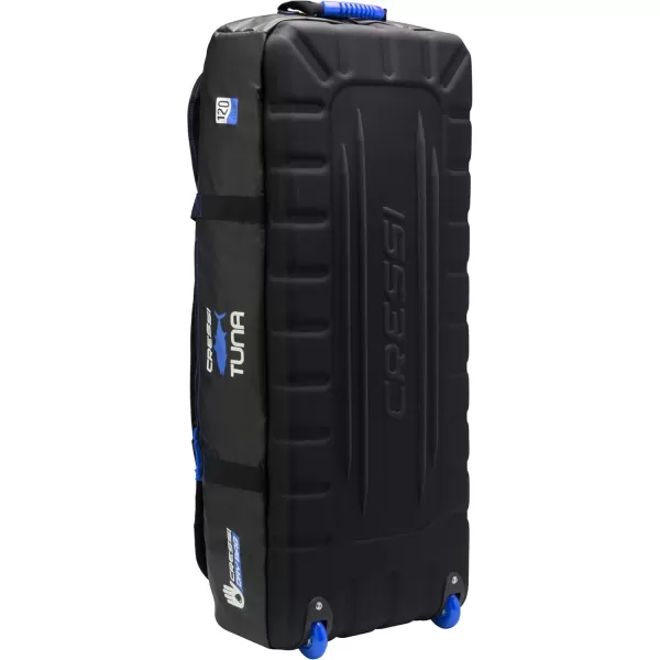 High-Capacity Wheeled Bag - Water Resistant - 120 Liters Capacity - Ideal for Scuba Diving and Water Sports Equipment - Tuna: Designed in Italy