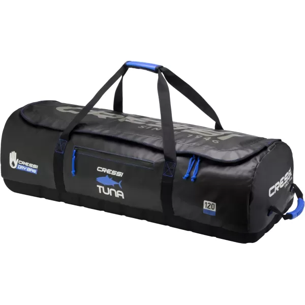 High-Capacity Wheeled Bag - Water Resistant - 120 Liters Capacity - Ideal for Scuba Diving and Water Sports Equipment - Tuna: Designed in Italy
