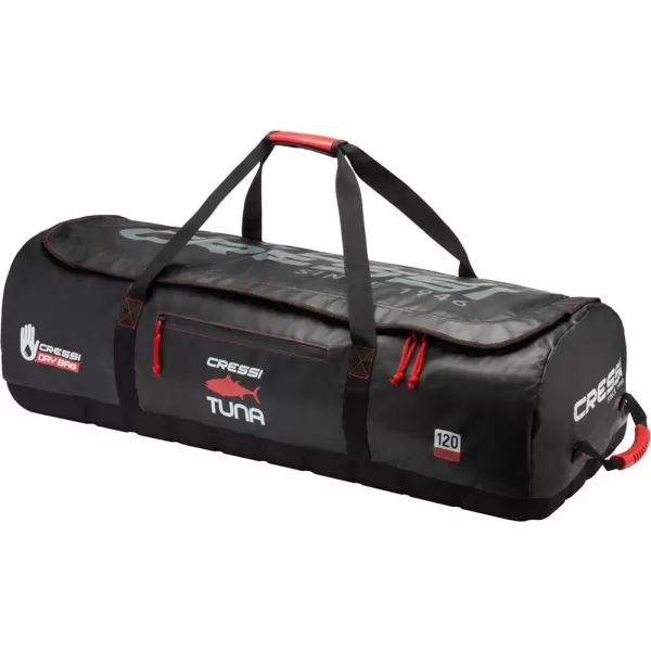 High-Capacity Wheeled Bag - Water Resistant - 120 Liters Capacity - Ideal for Scuba Diving and Water Sports Equipment - Tuna: Designed in Italy