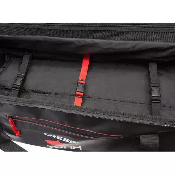 High-Capacity Wheeled Bag - Water Resistant - 120 Liters Capacity - Ideal for Scuba Diving and Water Sports Equipment - Tuna: Designed in Italy