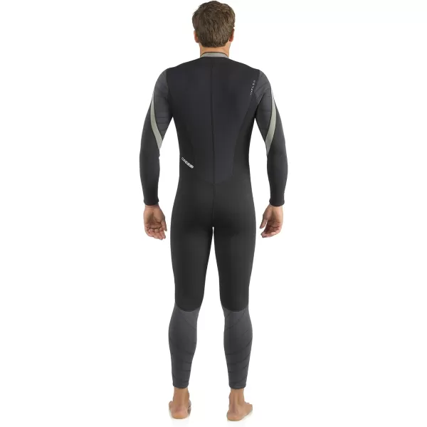 Men's Front-Zip Full Wetsuit for Water Activities - Bahia Flex: Designed in Italy by Cressi