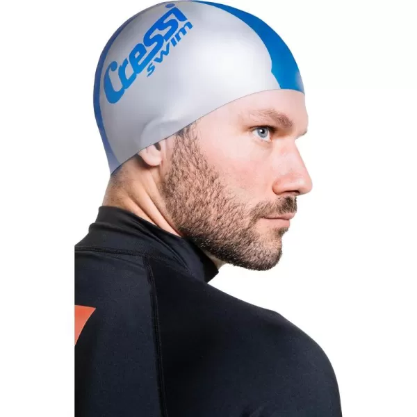 Adult Swimming Cap in Different Shape, Material, Colors - Designed in Italy by Cressi