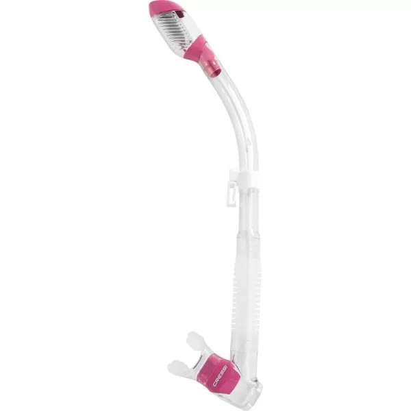 Cressi Adult Diving Dry Snorkel with Splash Guard and Top Valve - Supernova Dry: Designed in Italy