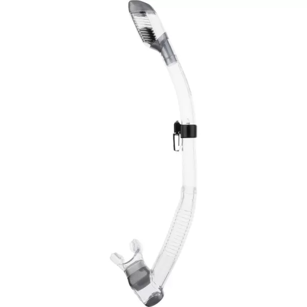Cressi Adult Diving Dry Snorkel with Splash Guard and Top Valve - Supernova Dry: Designed in Italy