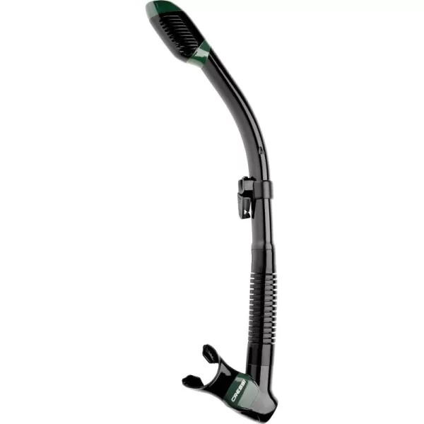 Cressi Adult Diving Dry Snorkel with Splash Guard and Top Valve - Supernova Dry: Designed in Italy