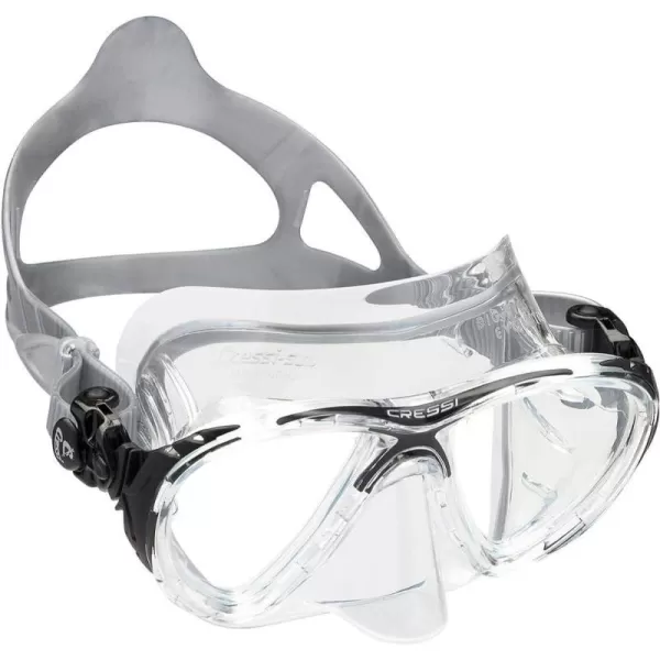 Cressi Adult High-End Scuba Diving Mask, Made in the Revolutionary Crystal Silicone - Big Eyes Evolution Crystal: Made in Italy