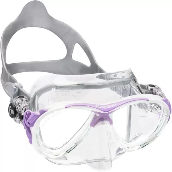 Cressi Adult High-End Scuba Diving Mask, Made in the Revolutionary Crystal Silicone - Big Eyes Evolution Crystal: Made in Italy