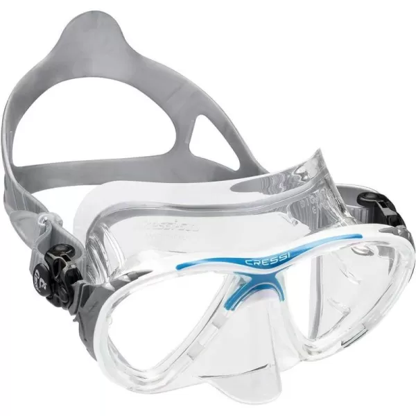 Cressi Adult High-End Scuba Diving Mask, Made in the Revolutionary Crystal Silicone - Big Eyes Evolution Crystal: Made in Italy