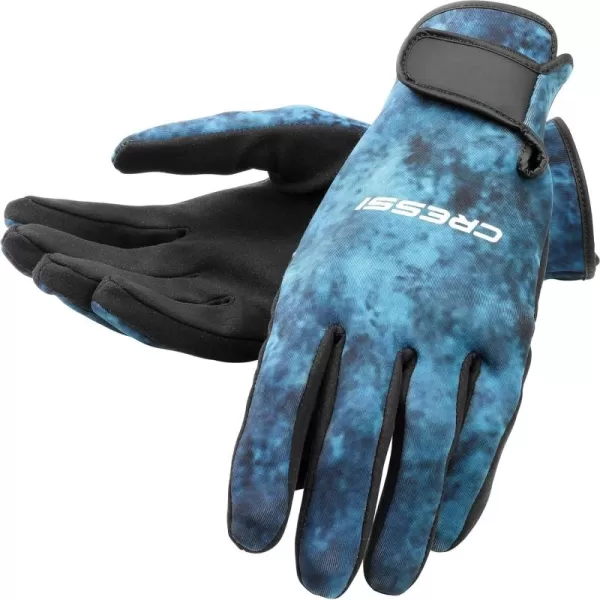 Cressi Camouflage Patterned Spearfishing Gloves Made of Elastic Neoprene- get The Hunter Equipment