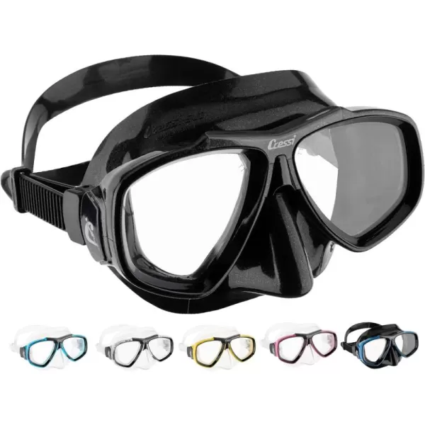 Cressi First Dive Mask with Inclined Lenses for Scuba Diving : Focus: Made in Italy