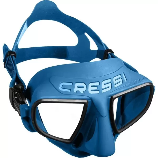 Cressi Frameless Freediving Mask with Reduced Internal Volume and Ergonomic Nose Shape - Atom: Made in Italy