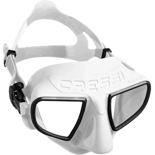 Cressi Frameless Freediving Mask with Reduced Internal Volume and Ergonomic Nose Shape - Atom: Made in Italy