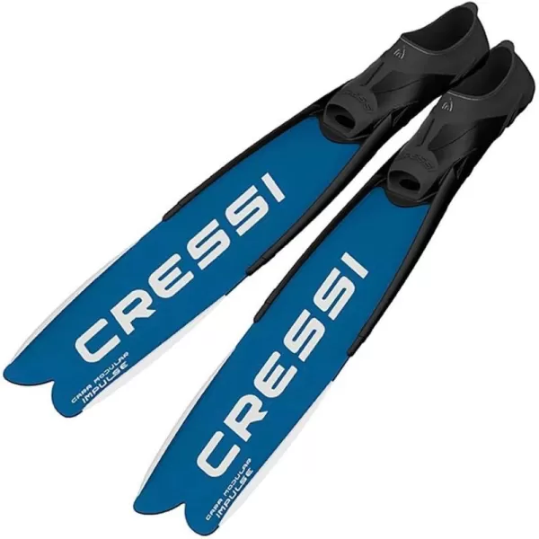 Cressi Gara Modular Impulse Fins for Freediving with Interchangeable Blades, Designed and Made in Italy