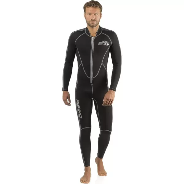 Cressi Men's Full Front Zip Wetsuit for Swimming, Snorkeling, Scuba Diving - Lido Long: Designed in Italy