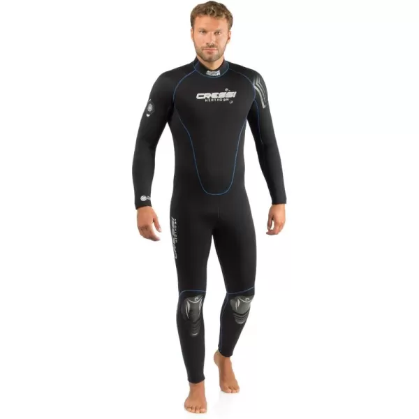 Cressi Men's &amp; Ladies' Full Wetsuit Back-Zip for Scuba Diving &amp; Water Activities | Heptagon 7mm: designed in Italy