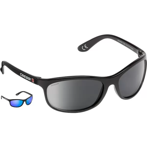 Cressi Rocker Floating, Adult Sport Buoyant Sunglasses, Polarized Lenses, Protective Case - Best for Beach Activities