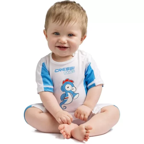 Cressi Toddlers and Babies Sun Protection Full Rash Guard for Swimming and Water Activities