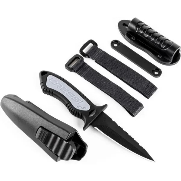 Cressi Versatile Diving Knife for Scuba, Snorkeling, Spearfishing | The Grip